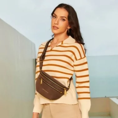 Arthur & Aston - Sac banane cuir Madelena