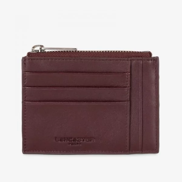 Lancaster - Porte-cartes cuir Paris PM