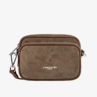 Lancaster - Sac bandoulière velours Suède