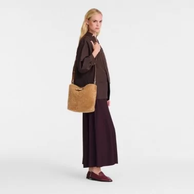 Longchamp - Sac seau Laine Le Roseau