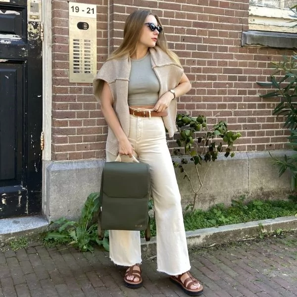 Cluse - Sac à dos rabat Nuitée Vert