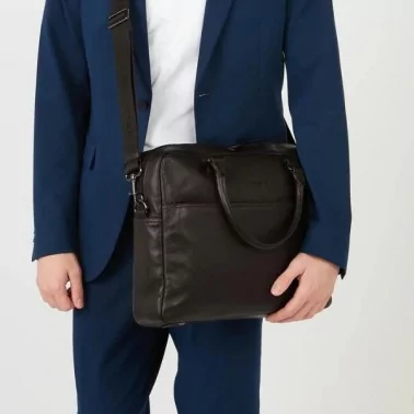 Lancaster - porte documents pour homme Soft Vintage