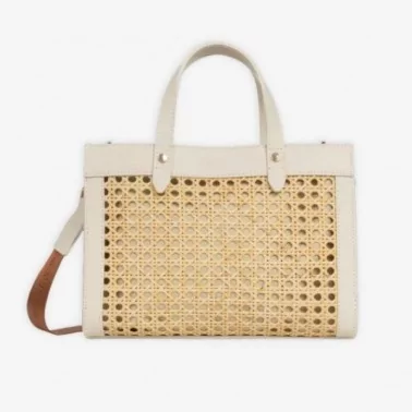 Lancaster - Petit sac cabas cannage rotin
