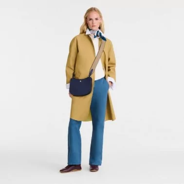 Longchamp - Sac bandoulière cuir de veau Epure