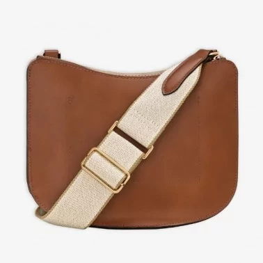 Longchamp - Sac bandoulière cuir de veau Epure