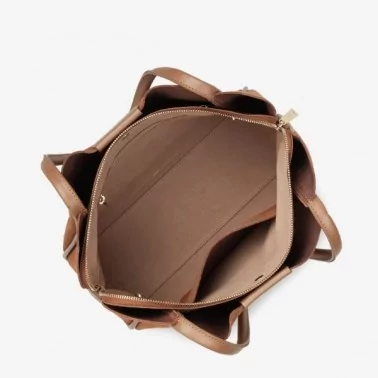 Lancaster - Grand sac cabas épaule daim Suède Ida