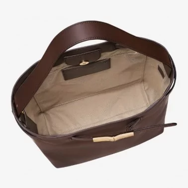 Longchamp - Sac épaule cuir veau Le Smart