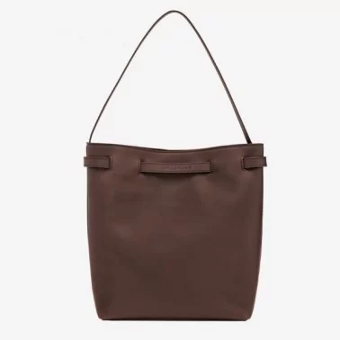 Longchamp - Sac épaule cuir veau Le Smart
