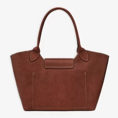 Longchamp - Sac porté épaule Epure L cuir grainé