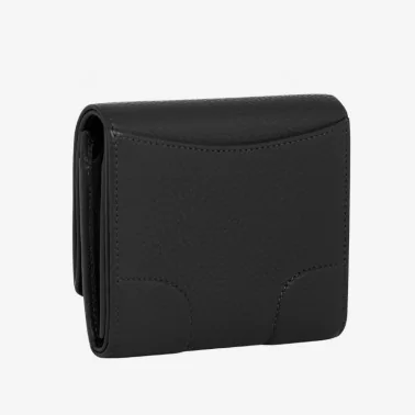 Le Tanneur - Porte-monnaie rabat cuir grainé Romy