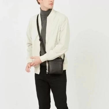 Lancaster - Mini sacoche pour homme Soft Vintage