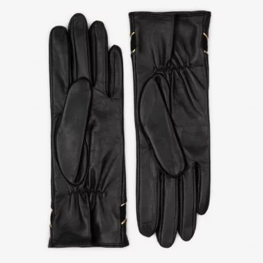 Lancaster - Gants cuir motif léopard taille 6.5