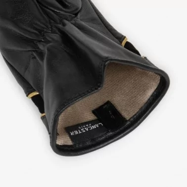 Lancaster - Gants cuir motif léopard taille 6.5