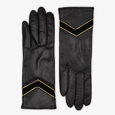 Lancaster - Gants cuir motif léopard taille 7.5