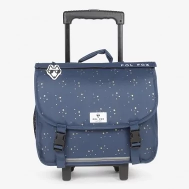 Pol Fox - Cartable Réversible à roulettes 38 cm