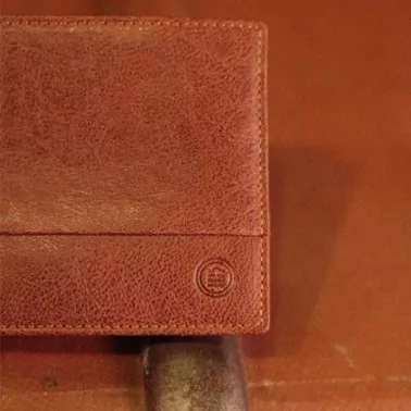 Serge Blanco - Porte-cartes cuir Anchorage