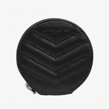 Lancaster - Porte-monnaie rond Parisienne Matelassé