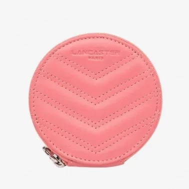 Lancaster - Porte-monnaie rond Parisienne Matelassé