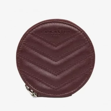 Lancaster - Porte-monnaie rond Parisienne Matelassé