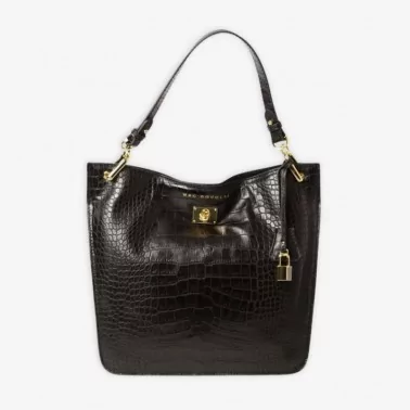 Mac Douglas - Sac porté épaule croco matte