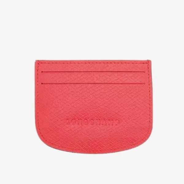 Longchamp - porte-cartes grainé Epure