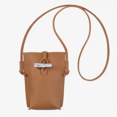 Longchamp - Pochette téléphone avec cordon Le Roseau