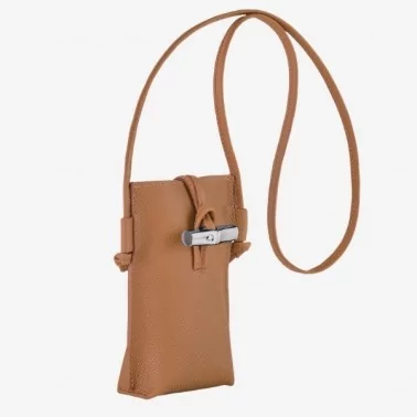 Longchamp - Pochette téléphone avec cordon Le Roseau