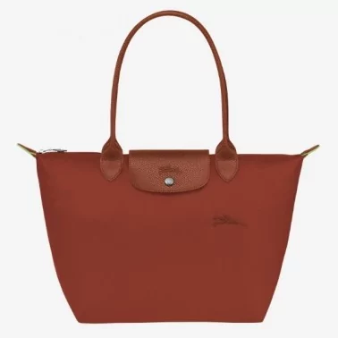 Longchamp - Sac Cabas M porté épaule Le Pliage Green