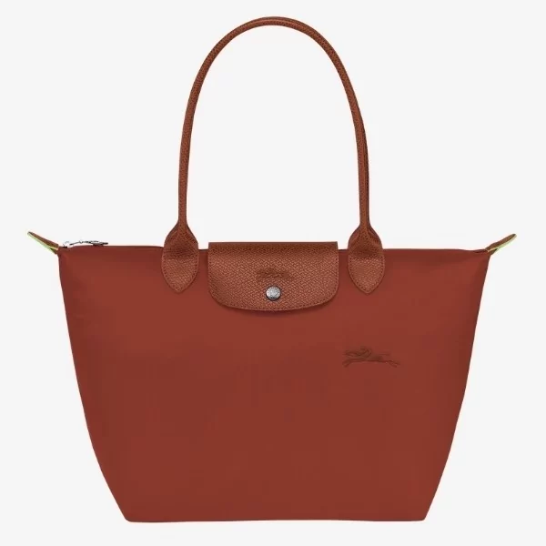 Longchamp - Sac Cabas M porté épaule Le Pliage Green