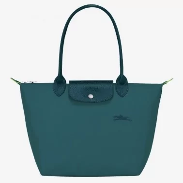 Longchamp - Sac Cabas M porté épaule Le Pliage Green