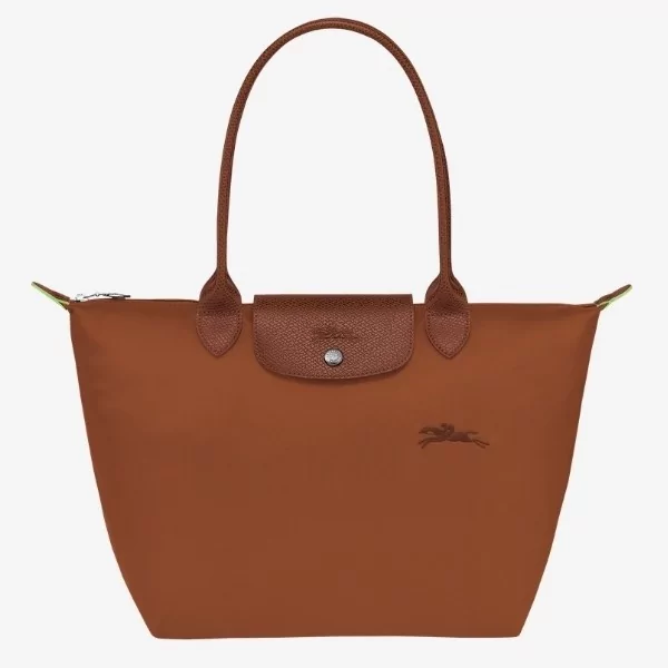 Longchamp - Sac Cabas M porté épaule Le Pliage Green
