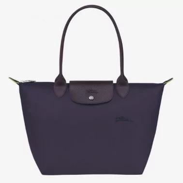 Longchamp - Sac Cabas M porté épaule Le Pliage Green