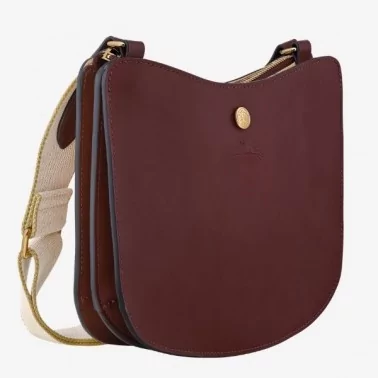 Longchamp - Sac bandoulière cuir de veau Epure