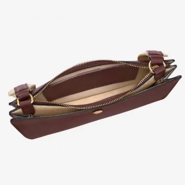 Longchamp - Sac bandoulière cuir de veau Epure