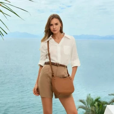 Arthur et Aston - Petit sac bandoulière grainé Edith