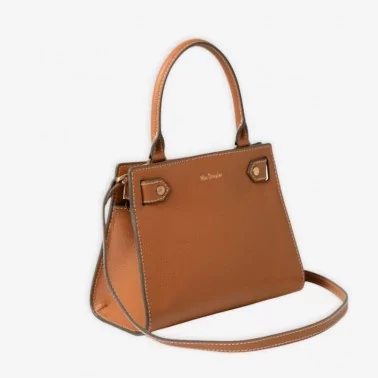 Mac Douglas - Sac porté main cuir grainé Temple Rhodes