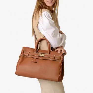 Mac Douglas - Sac main cuir grainé Pyla Romy S VG