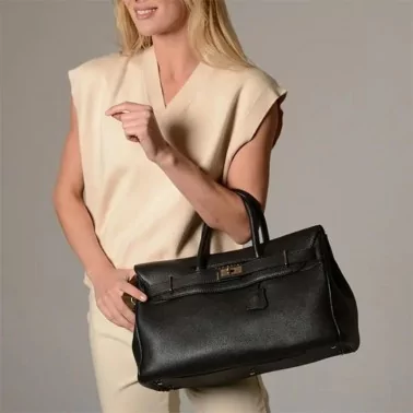 Mac Douglas - Sac main cuir grainé Pyla Romy S VG