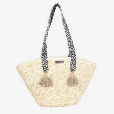 Les Tropéziennes - Panier estival motif léopard