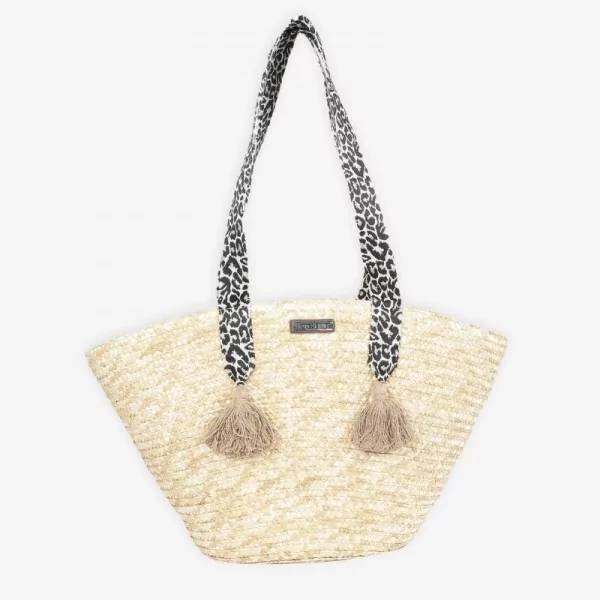 Les Tropéziennes - Panier estival motif léopard