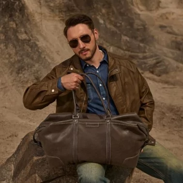 Sac de voyage Homme en cuir Marco - Arthur & Aston