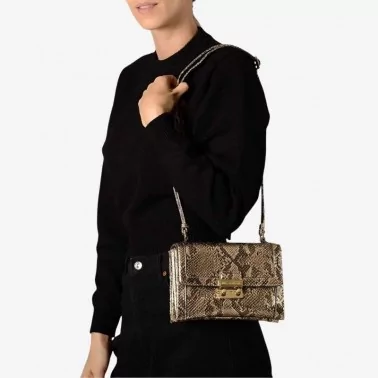 Mac Douglas - Petit sac travers effet serpent Soria Bryan