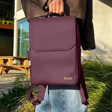 Cluse - Petit sac à dos rabat Nuitée Plum Purple
