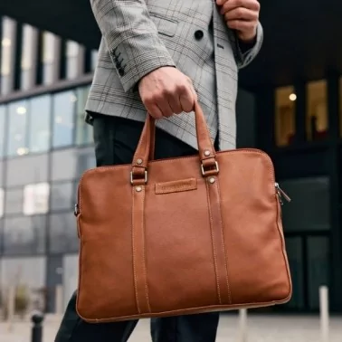 Arthur & Aston - Porte-documents cuir semi-aniline Johany