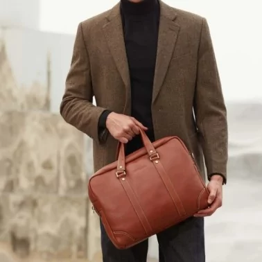 Arthur & Aston - Porte-documents Paul en cuir