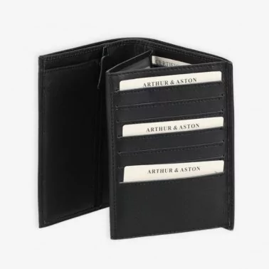 Arthur & Aston -  Portefeuille européen cuir lisse Ange