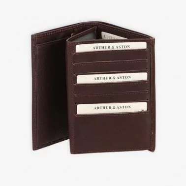 Arthur & Aston -  Portefeuille européen cuir lisse Ange