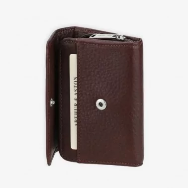 Arthur & Aston - Petit porte-monnaie pression Ange cuir
