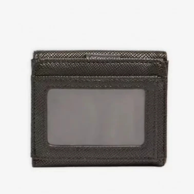 Guess - Porte-cartes Laurel Saffiano Noir