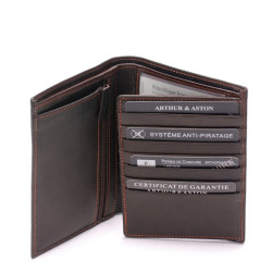 Portefeuille en cuir homme Pablo par Arthur & Aston | Gandy.fr
